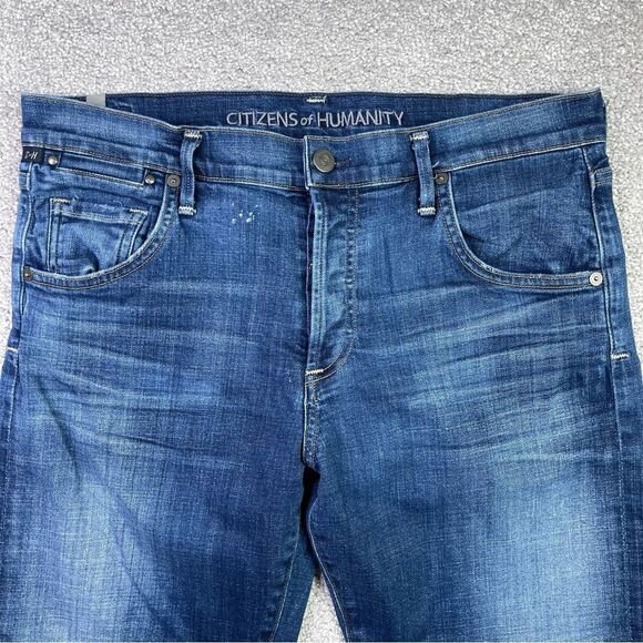 Citizens of Humanity Emerson Jeans Women’s 29 Blue Slim Boyfriend Dark Denim - Picture 2 of 16